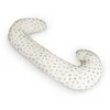 CebaBaby maitinimo pagalvė dżersej duo balta gėlės W-885-000-829