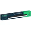 Oprawa szynoprzewód 48V V-TAC 10W 48V 120st LED juoda 30cm VT-41026 4000K 1100lm 3 metai gwarancji