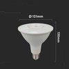 V-tac 12,8W LED lemputė, E27, PAR38, 3000K, 40°