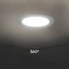12W LED įleidžiama panelė, balta, 3000K, SAMSUNG LED chip