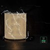 1,2W LED pastatomas įkraunamas lauko šviestuvas, medžio/juodos sp., 2800-3200K, dimeriuojamas, su saulės baterija