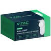 V-tac Sieninis šviestuvas, baltas, G9