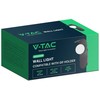 V-tac Sieninis šviestuvas, juodas, G9