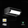 10W LED sieninis šviestuvas, juodas, 3000K, IP65, CREE LED chip