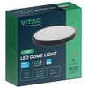 V-tac 18W LED paviršinis šviestuvas, juodas, 4000K, IP44, SAMSUNG LED chip