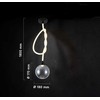 20W LED pakabinamas šviestuvas, dūmų sp., 3000K, 180mm