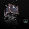 Sieninis šviestuvas 9W LED sieninis įkraunamas šviestuvas su saulės baterija ir judesio davikliu, rudas, 3000/4000/6000K, IP65