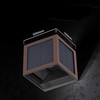 Sieninis šviestuvas 9W LED sieninis įkraunamas šviestuvas su saulės baterija ir judesio davikliu, rudas, 3000/4000/6000K, IP65