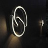 22W LED sieninis šviestuvas, juodos/baltos sp., 4000K