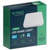V-tac 24W LED paviršinis šviestuvas, kvadratinis, baltas, 3000K, IP44, SAMSUNG LED chip