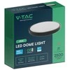 Sieninis šviestuvas 24W LED paviršinis šviestuvas, juodas, 4000K, IP44, SAMSUNG LED chip