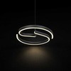 25W LED pakabinamas šviestuvas, juodos/baltos sp., 4000K