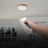 Lubinis šviestuvas V-tac 30/60W LED paviršinis šviestuvas, medžio sp., 3000/4000/6500K, dimeriuojamas, CYCLONE dangtelis