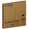 36W LED panelė, 60x60cm, balta, 4000K, SAMSUNG LED chip