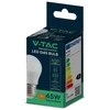 V-tac 6,5W LED lemputė, E27, G45, 4000K, 180°