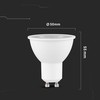 V-tac 7,5W LED lemputė, GU10, 6500K, 110°