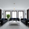 8W LED pakabinamas šviestuvas, gintaro/baltos sp., 3000K