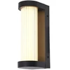 8W LED sieninis šviestuvas, juodas, 3000K, IP44