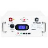 Magazyn bank energii V-TAC 9.6kWh 48V 200Ah LiFePO4 rack BMS obudowa balta VT-91600 10 lat gwarancji