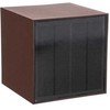 Sieninis šviestuvas V-tac 9W LED sieninis fasado šviestuvas su saulės baterija ir judesio davikliu, rūdžių sp., 3000/4000/5000K
