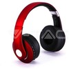Bluetooth ausinės V-TAC, reguliuojamu lankeliu, raudonos spalvos.