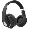 Bluetooth ausinės V-TAC, reguliuojamu lankeliu, juodos spalvos.