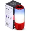 V-tac Bluetooth kolonėlė su 6W LED šviesomis, USB jungtimi, raudona. Yra TransFlash kortelės vieta, 5V, IP20, neatspari drėgmei.