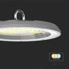 100W LED UFO sandėlio šviestuvas, pilkas, 3000/4000/6500K