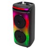 400W įkraunama kolonėlė su mikrofonu, nuotolinio valdymo pulteliu, RGB LED