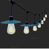 V-tac 3W LED girlianda su saulės baterija, 15 lempučių, 3000K, IP44