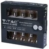V-tac 1W lempučių juosta su saulės baterija, IP54. Laido ilgis 2m, 3000K (šiltai balta)