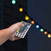 V-tac 15x0,5W LED lempučių girlianda, RGB, 13m, IP44