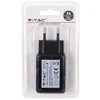 V-TAC USB sieninis įkroviklis pakuotėje