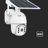 V-tac Valdoma HD 2MP WiFi apsaugos kamera, balta, su judesio davikliu ir saulės baterija