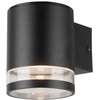 V-tac 1W LED sieninis lauko šviestuvas su saulės baterija ir judesio davikliu, juodas, 3000K, IP54