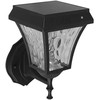 V-tac 2W LED pastatomas lauko šviestuvas, juodas, su saulės baterija, IP44