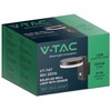 Sieninis šviestuvas V-tac 5,5W LED sieninis lauko šviestuvas su saulės baterija ir judesio davikliu, juodas, 3000K, IP54
