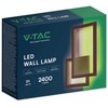 V-tac 20W LED sieninis šviestuvas, rūdžių sp., 4000K