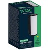 Sieninis šviestuvas V-tac 12W LED sieninis fasado šviestuvas, juodas, 3000/4000/6500K, IP65