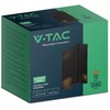 V-tac 12W LED sieninis šviestuvas, juodas, 3000K, IP65, šviečia į viršų ir į apačią