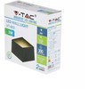 3W LED sieninis šviestuvas, Bridgelux chip, juodas, 4000K