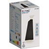 V-tac 6W sieninis lauko šviestuvas, juodas, 3000K, IP65