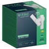V-tac 6W LED sieninis šviestuvas, baltas, 3000K