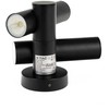 V-tac 6W LED sieninis šviestuvas, juodas, 4000K