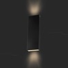Sieninis šviestuvas V-tac 8W LED sieninis fasado šviestuvas, juodas, 4000K, IP65, šviečia į viršų ir į apačią