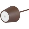 V-tac 1,5W LED įkraunamas stalo šviestuvas, rūdžių sp., 3000K, dimeriuojamas, IP54