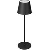 V-tac 1,5W LED įkraunamas stalo šviestuvas, juodas, 3000K, dimeriuojamas, IP54