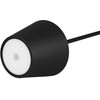 V-tac 1,5W LED įkraunamas stalo šviestuvas, juodas, 3000K, dimeriuojamas, IP54