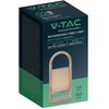 V-tac 1,5W LED įkraunamas stalo šviestuvas, smėlio sp., 3000K, dimeriuojamas