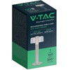 V-tac 1W LED įkraunamas stalinis šviestuvas, šampano sp., 3000K, dimeriuojamas